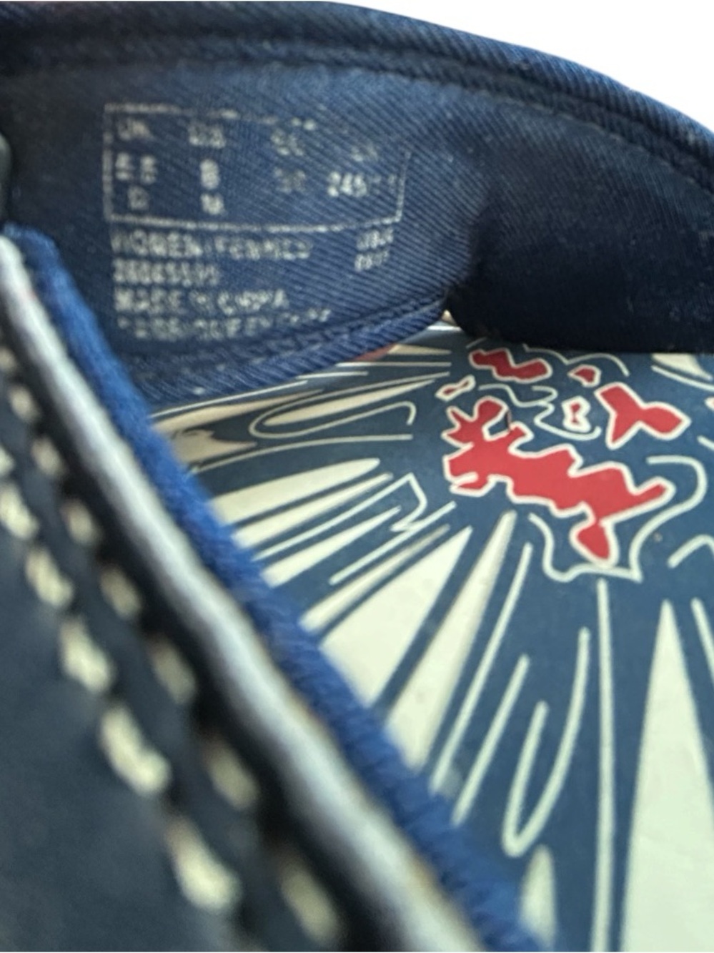 Clarks Cloudsteppers Breeze Sea Flip Flops Navy Blue Floral Print Womens Medium - Picture 10 of 11